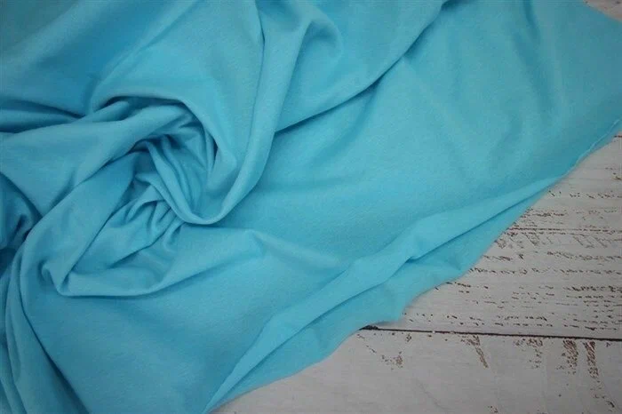 Простыня на резинке Трикотаж 100% Хлопок Мята — изображение 3